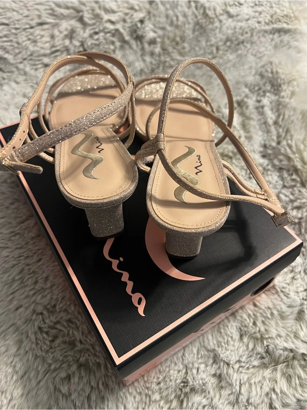 Nina sparkling strappy